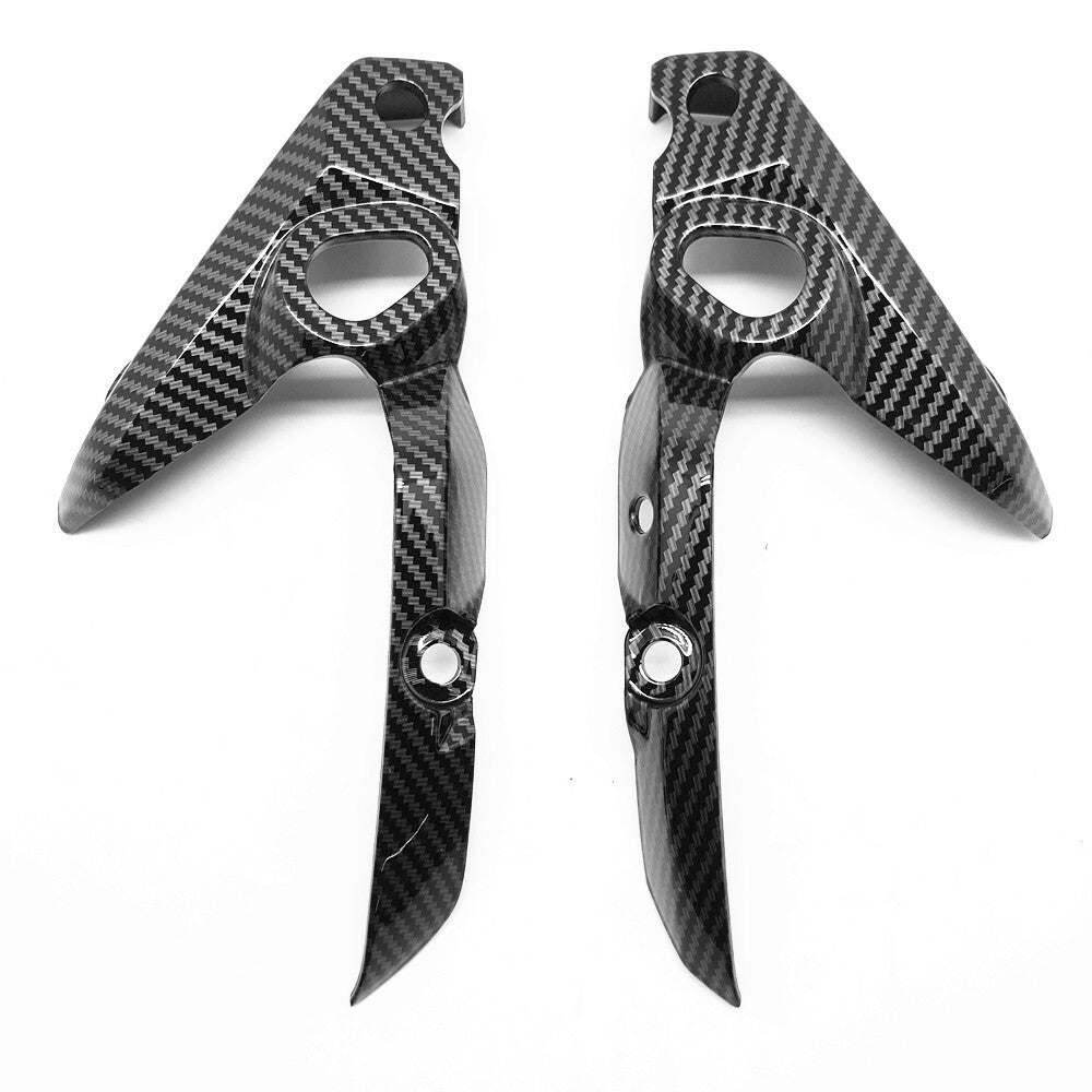 Front nose light turn signal rectifier carbon fiber suitable for MT-07 FZ-07 2014-2017