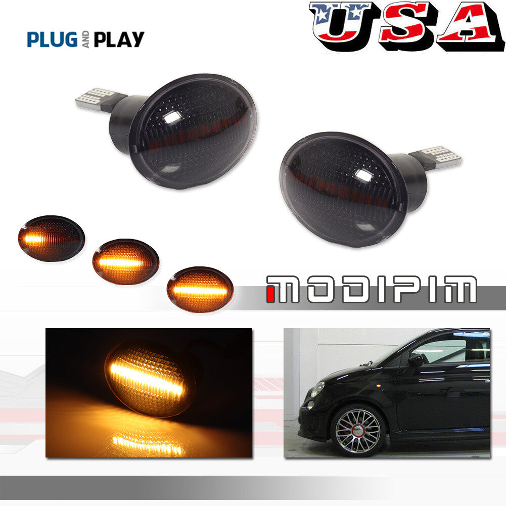 Sequential LED side marker flashing signal light suitable for 07-19 for Maserati Gran Turismo- v