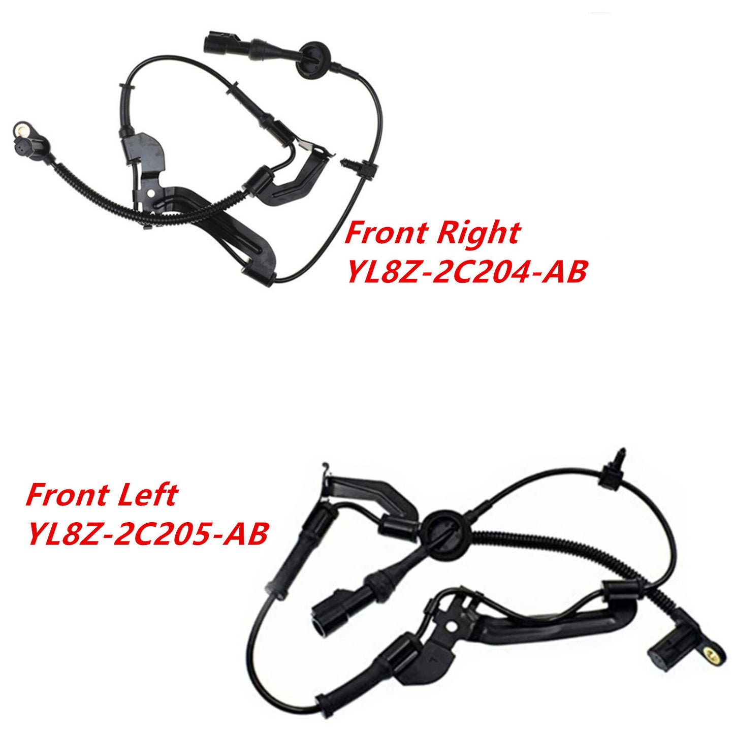 2PCS ABS Wheel Speed Sensor Fits Hilux Vigo 2004-2012 Front Left & Right v