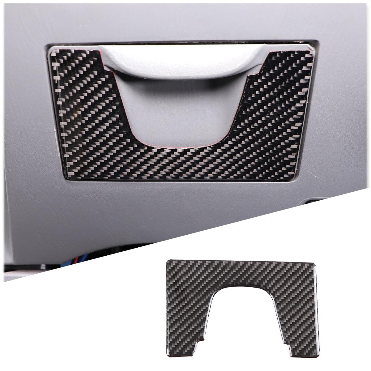 2 Carbon Fiber Exterior Dashboard Vent Trim Covers for Maverick 2022 - 2023- v