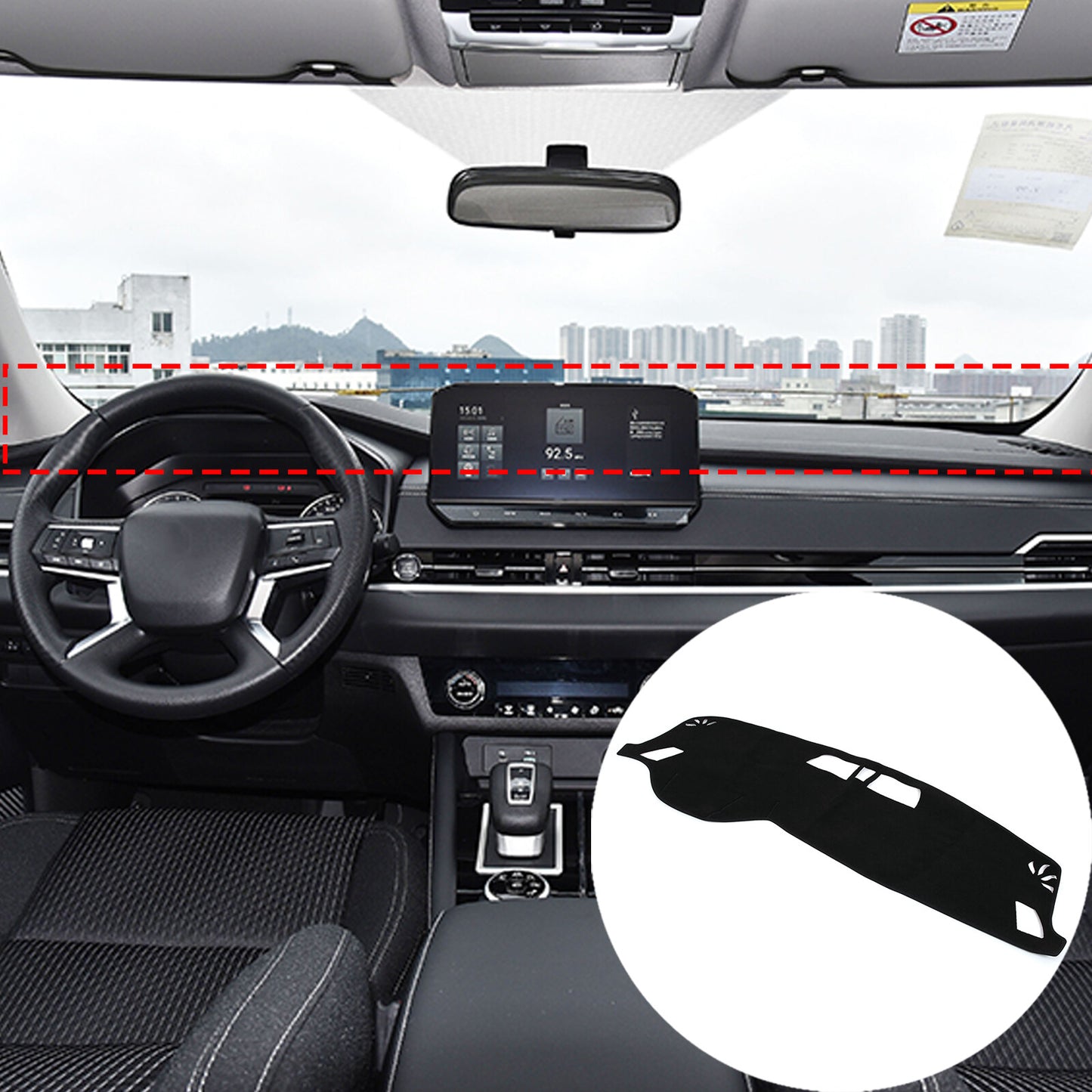 Carbon Fiber ABS Front Bumper Grill Grille Air Socket Trim for Corvette C7 14-19- v
