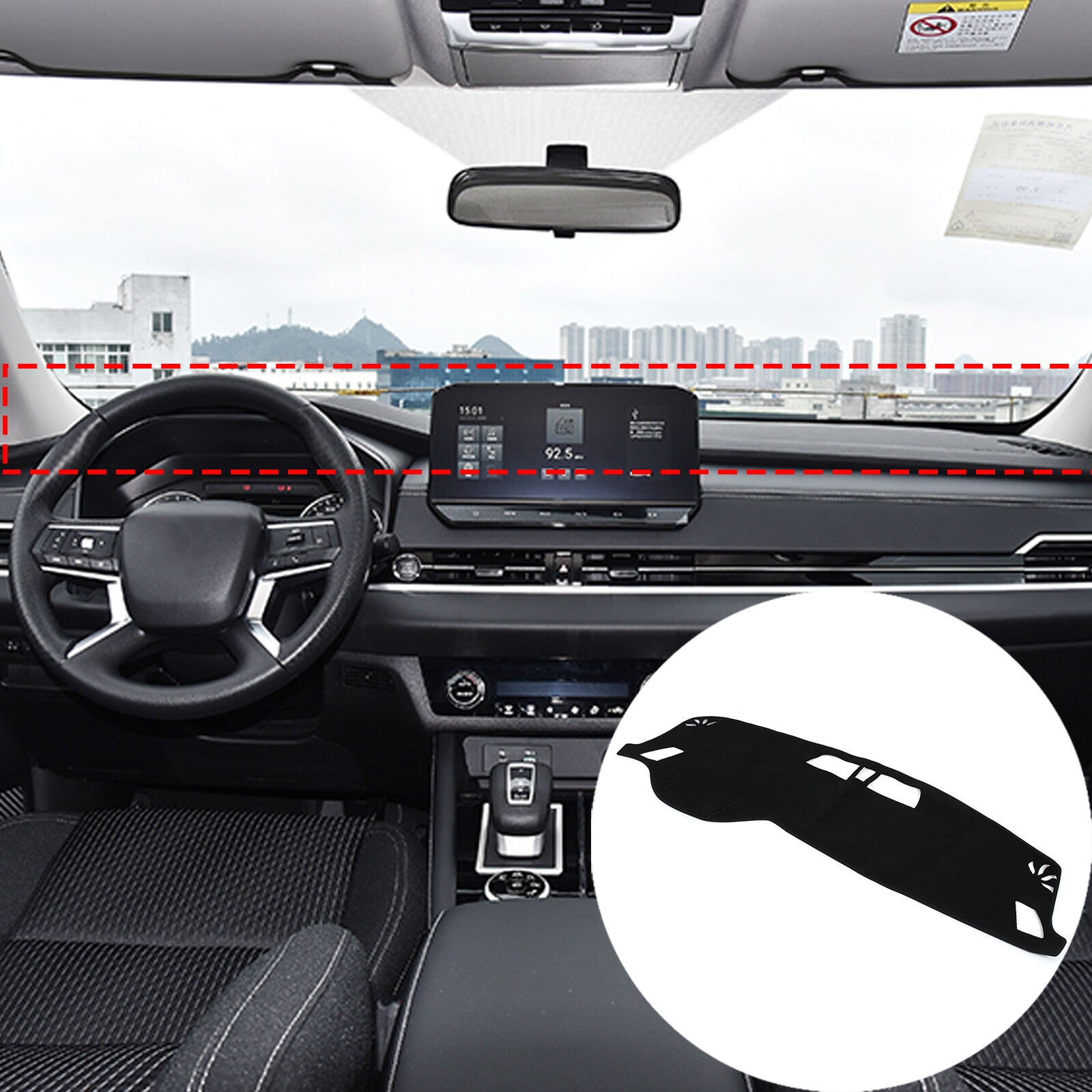 Carbon Fiber ABS Front Bumper Grill Grille Air Socket Trim for Corvette C7 14-19- v