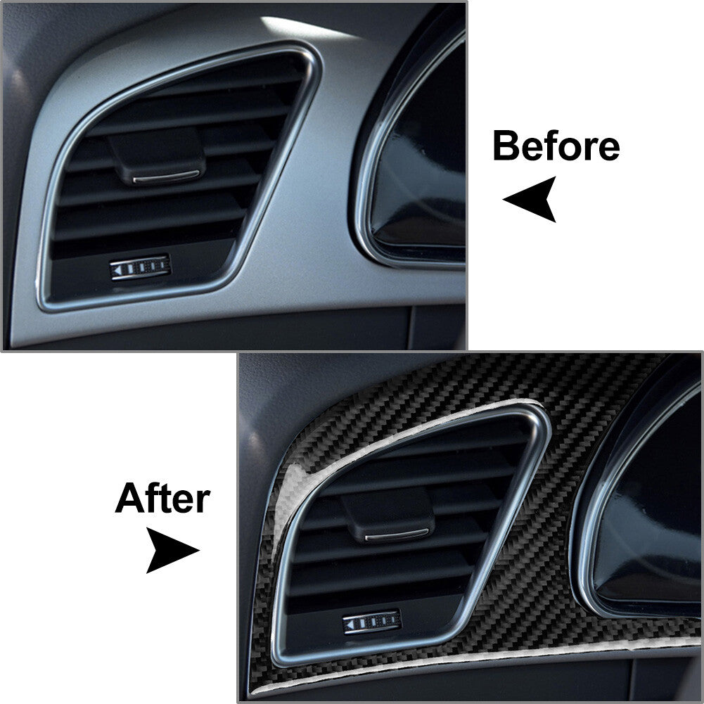 4x LHD Interior Instrument Panel Cluster Meter Dashboard Trim for Audi A5 RS5 S5