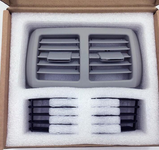 Rear grey Center Console Air Outlet Vent Grille Grill Cover for Mercedes W251 v