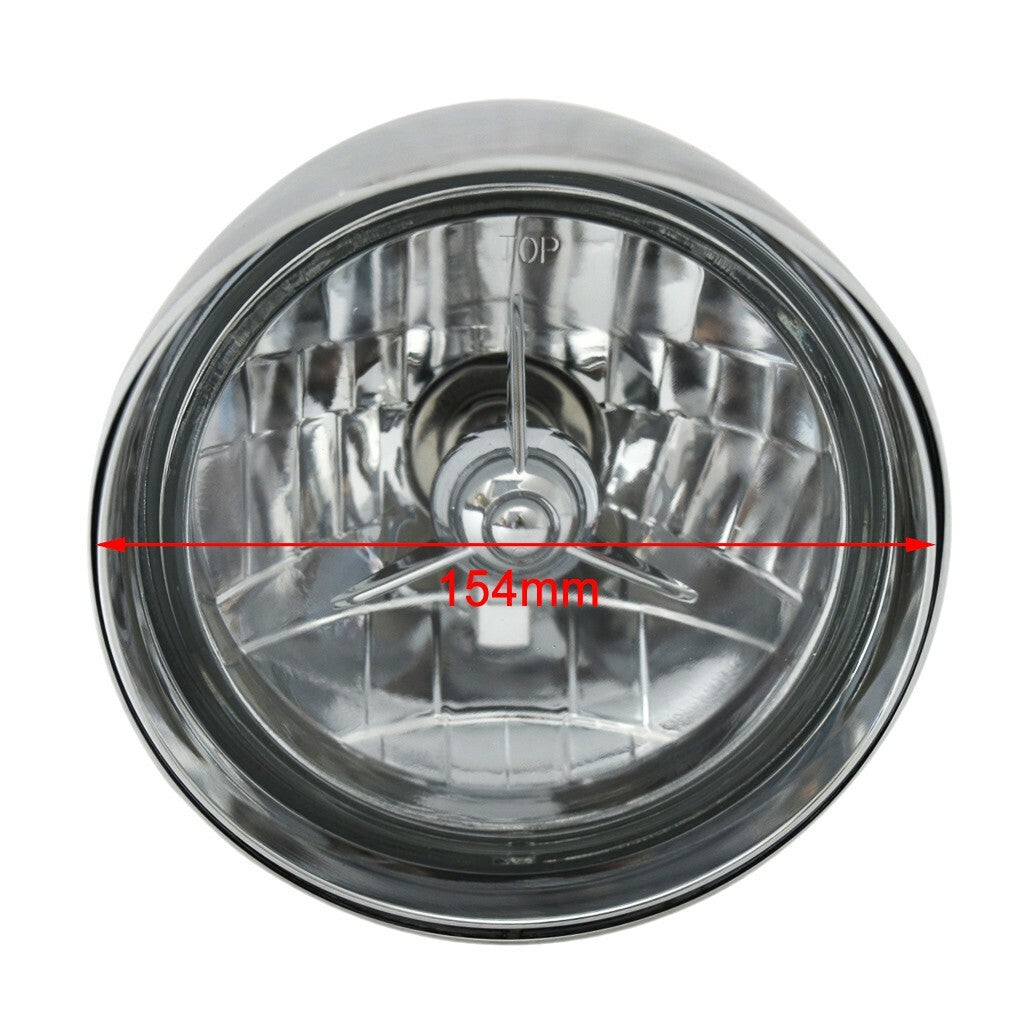 Silver bullet headlights for Dyna for Harley Davidson full-suspension motocross bikes