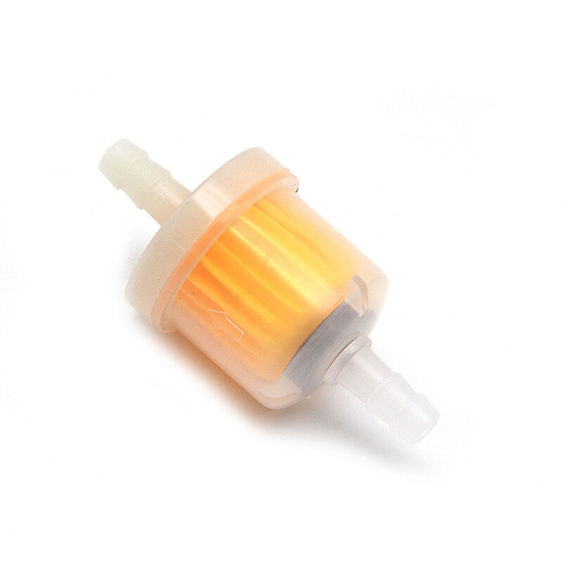 2pcs 1/4'' Hose Motorcycle Scooter Gasoline Filter Inline Clear Gas Fuel Q