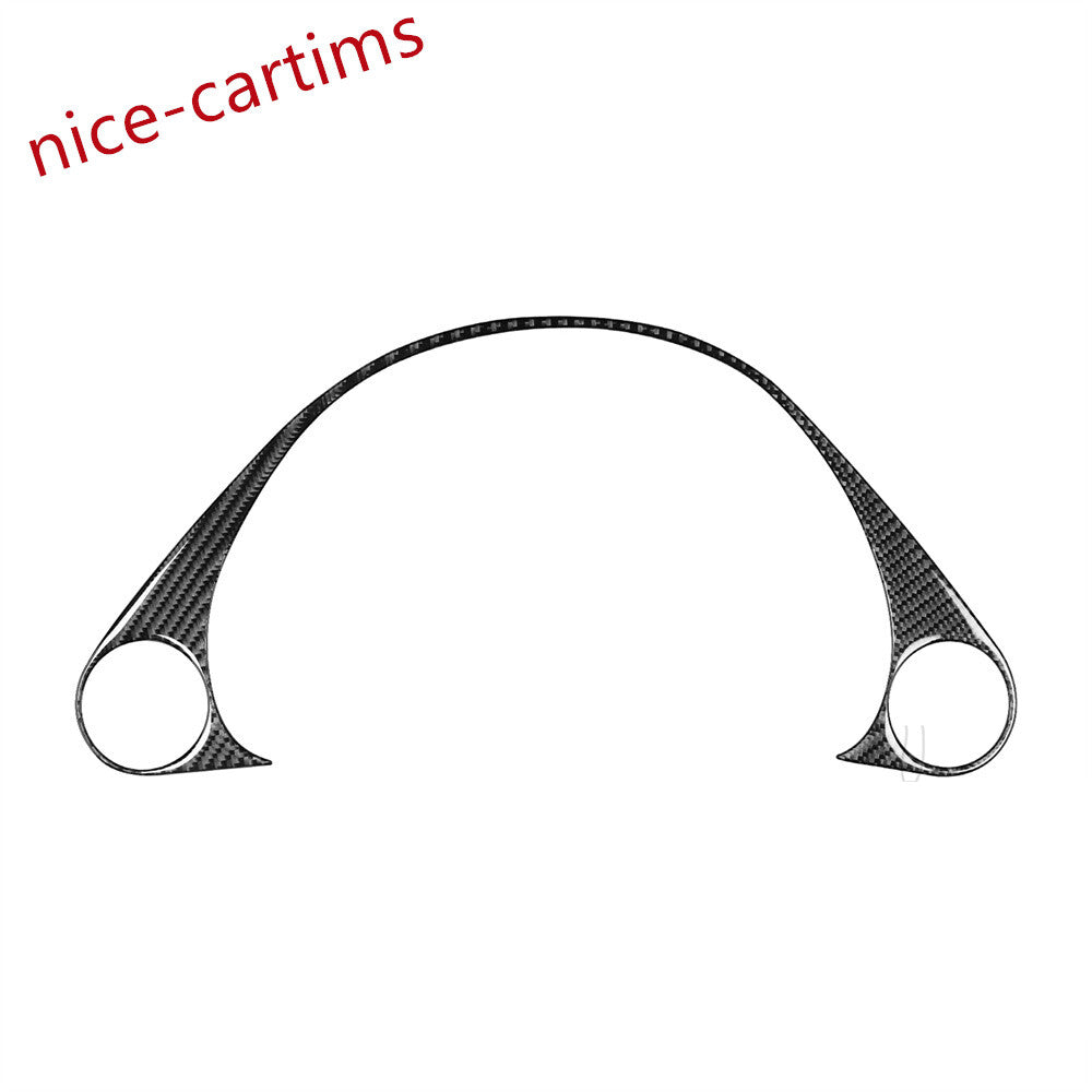 Carbon Fiber Dashboard Speedometer Panel Trim Fit for BMW 7 Series E38 1994-2001