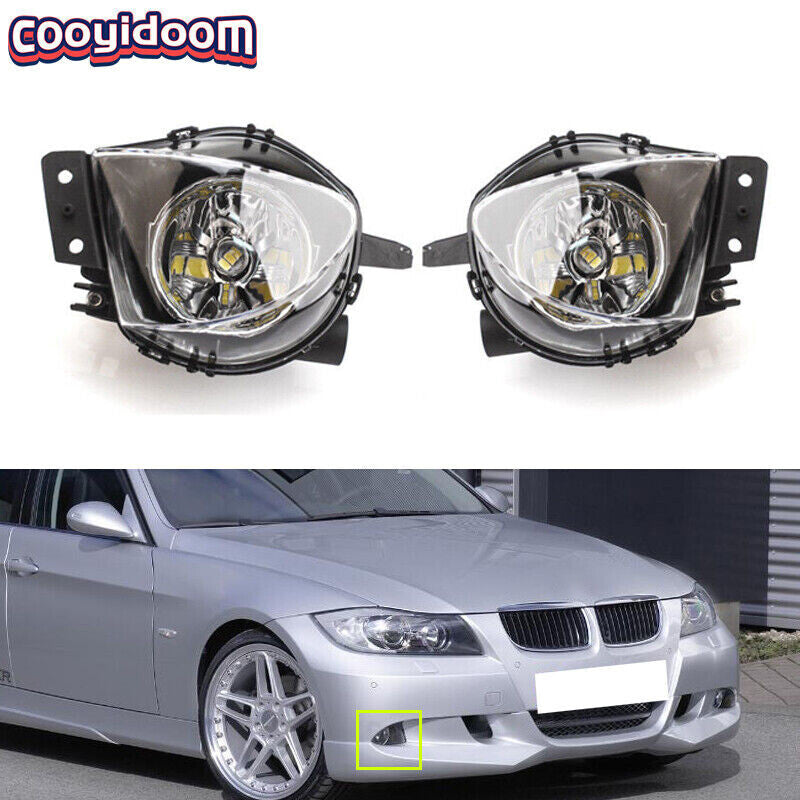 Suitable for 2006-08 for BMW E90 325i 328i 330i 335i LED front bumper fog lights with bulbs LHRH