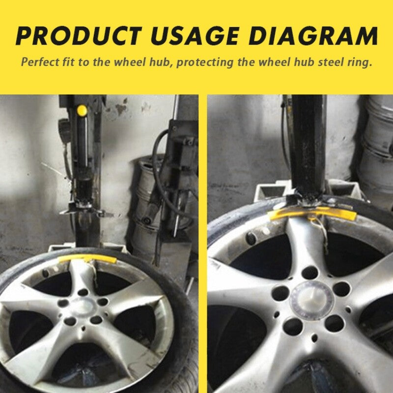 2-Piece Car Tire Changer with Steel Ring Protector and Tire Replacement/Repair Tools (15cm) n