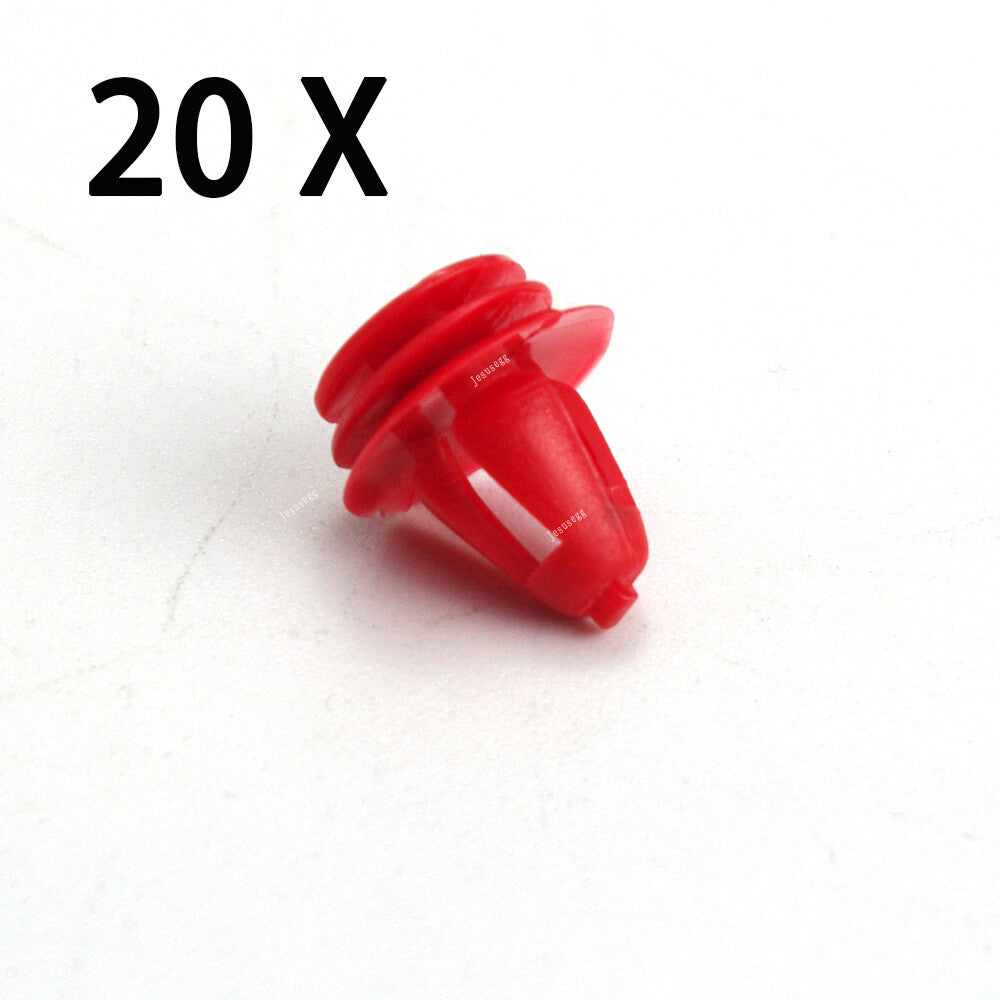 Set of 50 Replacement Red Nylon Door Panel Clips Fits for Nissan 80999-VE000