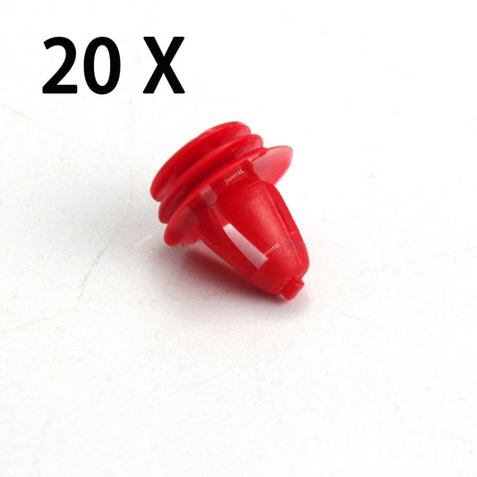 Set of 50 Replacement Red Nylon Door Panel Clips Fits for Nissan 80999-VE000