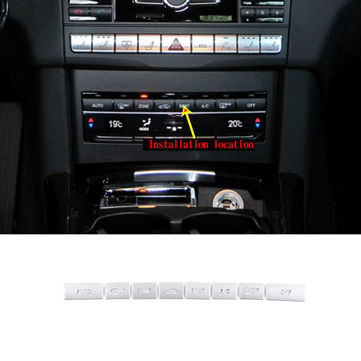 Carbon fiber ABS reading light cover decorative frame suitable for Maverick 2022-23- v