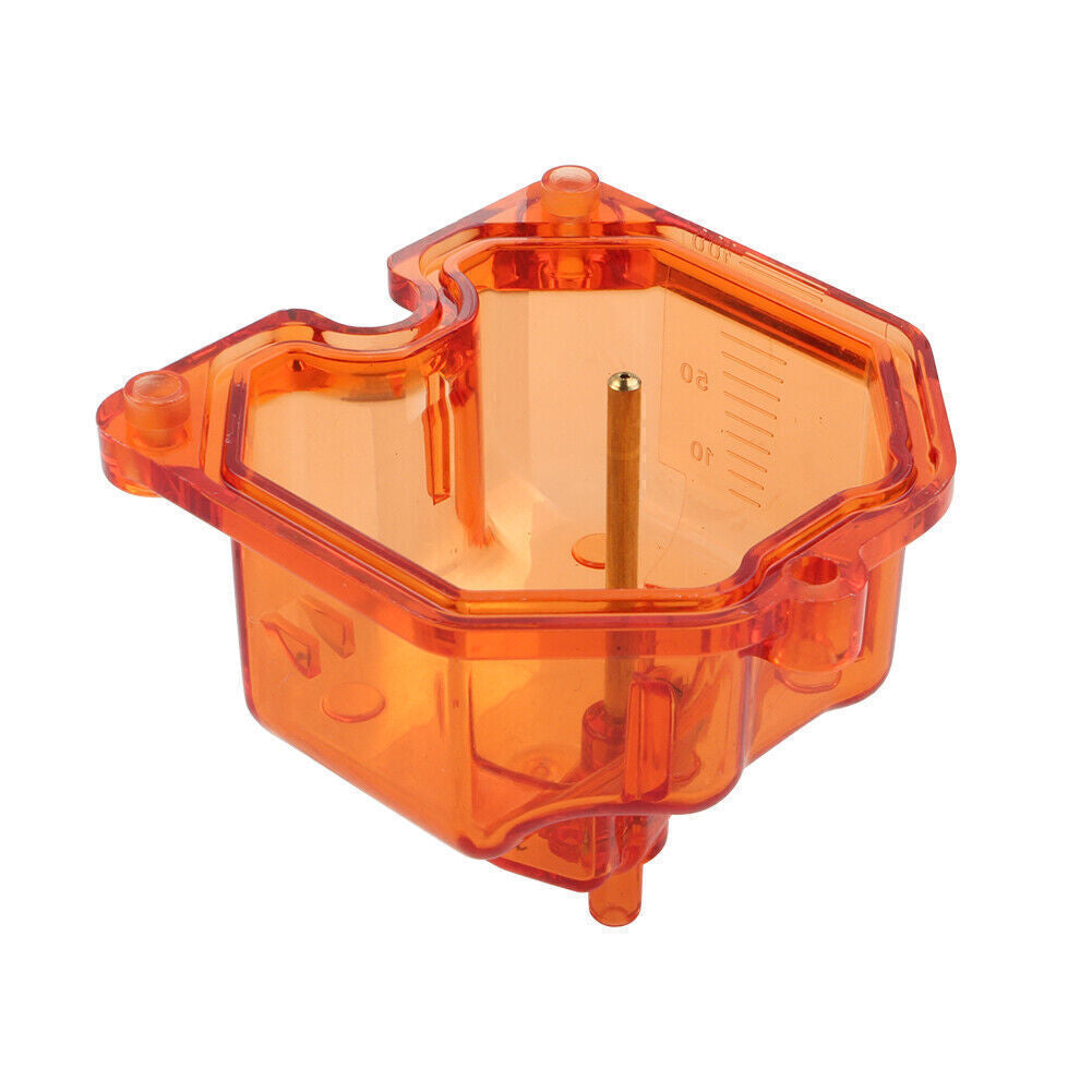 1x Orange Plastic Clear Carburetor Float Bowl Chamber For PZ 26/27/30/32mm Carb Q