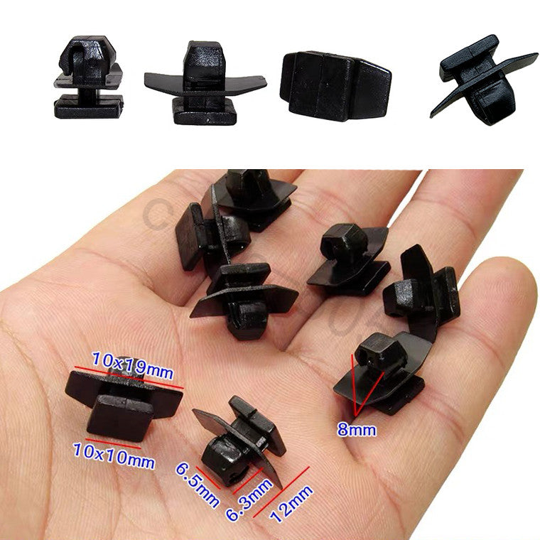 20 Pcs Car Exterior Wheel Eyebrow Moulding Trim Fastener Clips for Honda