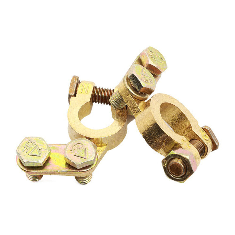 Battery terminal automotive battery cable terminal clamp connector negative positive - n
