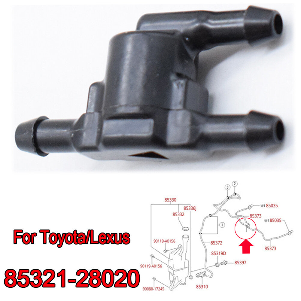 85321 28020 Windscreen Washer Hose Valve for Toyota for Camry for Corolla Hilux Prius Q