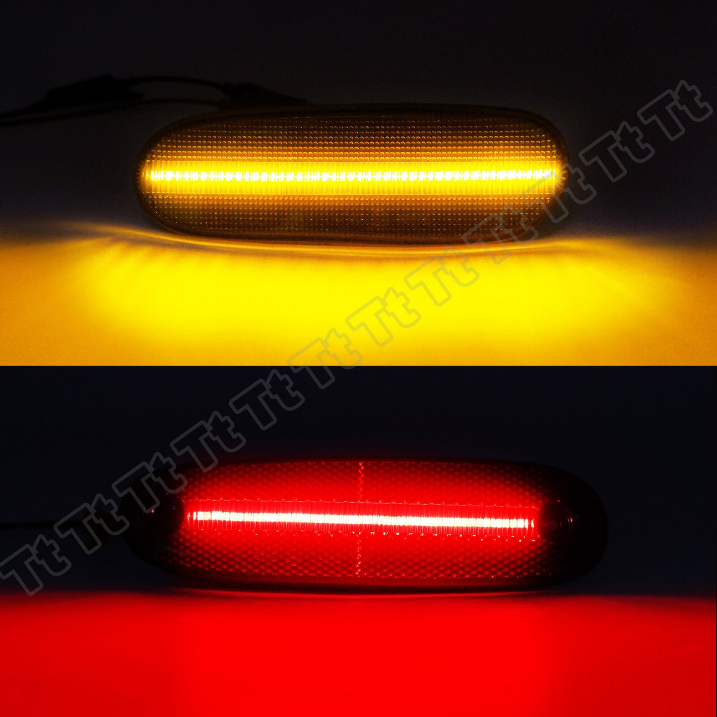 Suitable for 93 - 98 for Supra Mk4 LED front and rear bumper side marker lights smoked lens - v