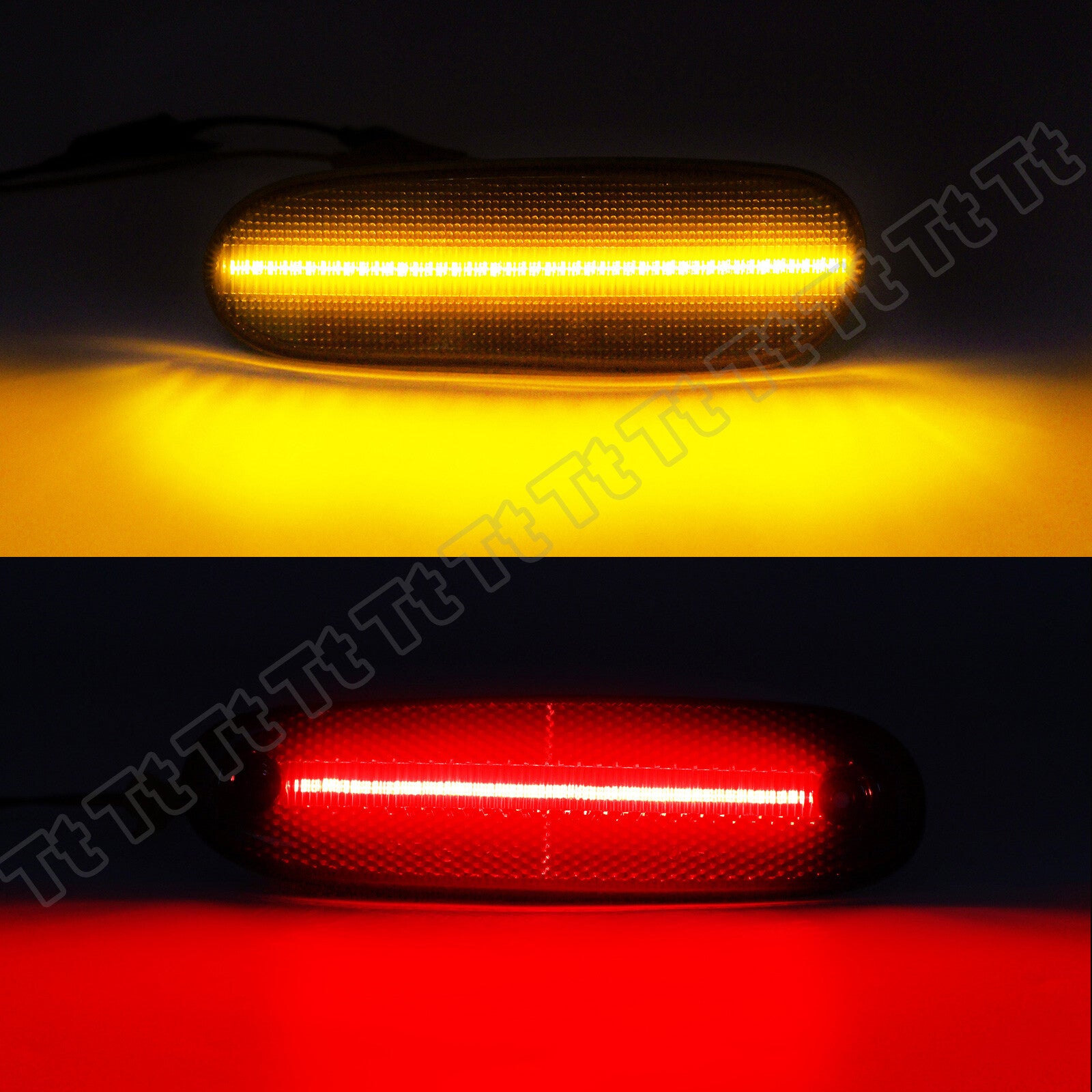 Suitable for 93 - 98 for Supra Mk4 LED front and rear bumper side marker lights smoked lens - v