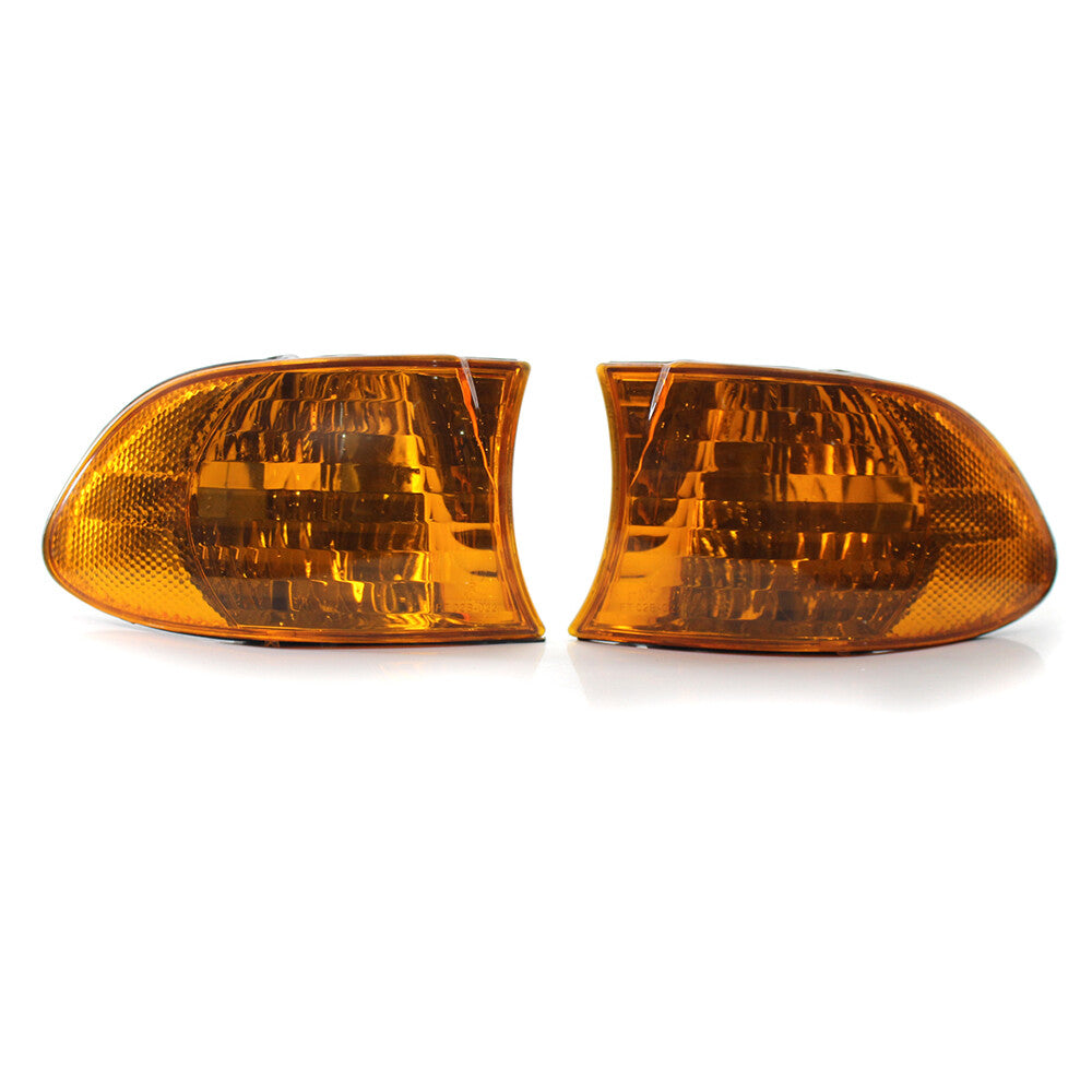 Suitable for BMW 50iL 740i 1998 - 2001, dual front turn signal corner light strip without bulbs.