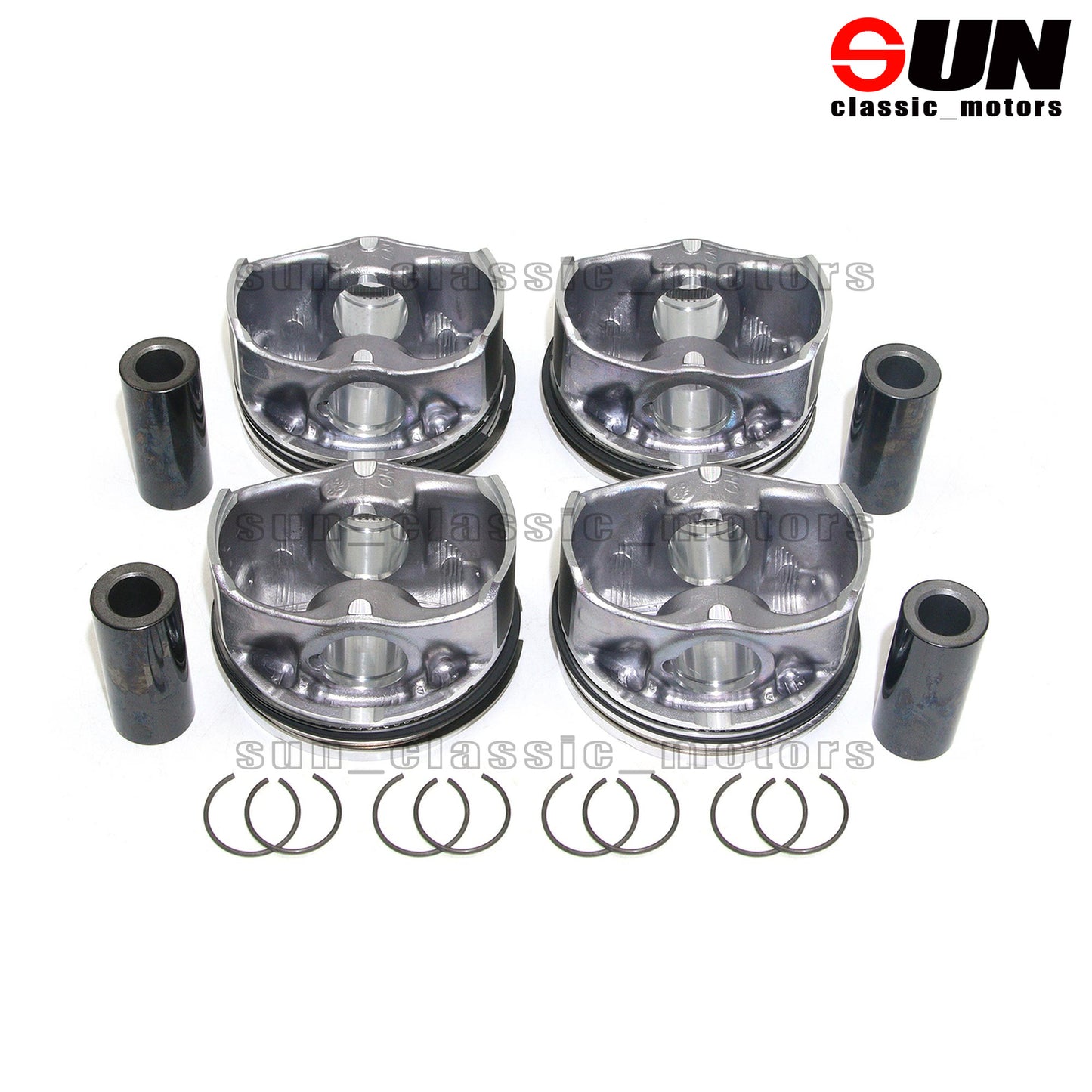 Pistons & Rings Set Oversized 0.5mm for Audi S3 8V for VW for Golf R MK7 2.0 TSI CJX DNU