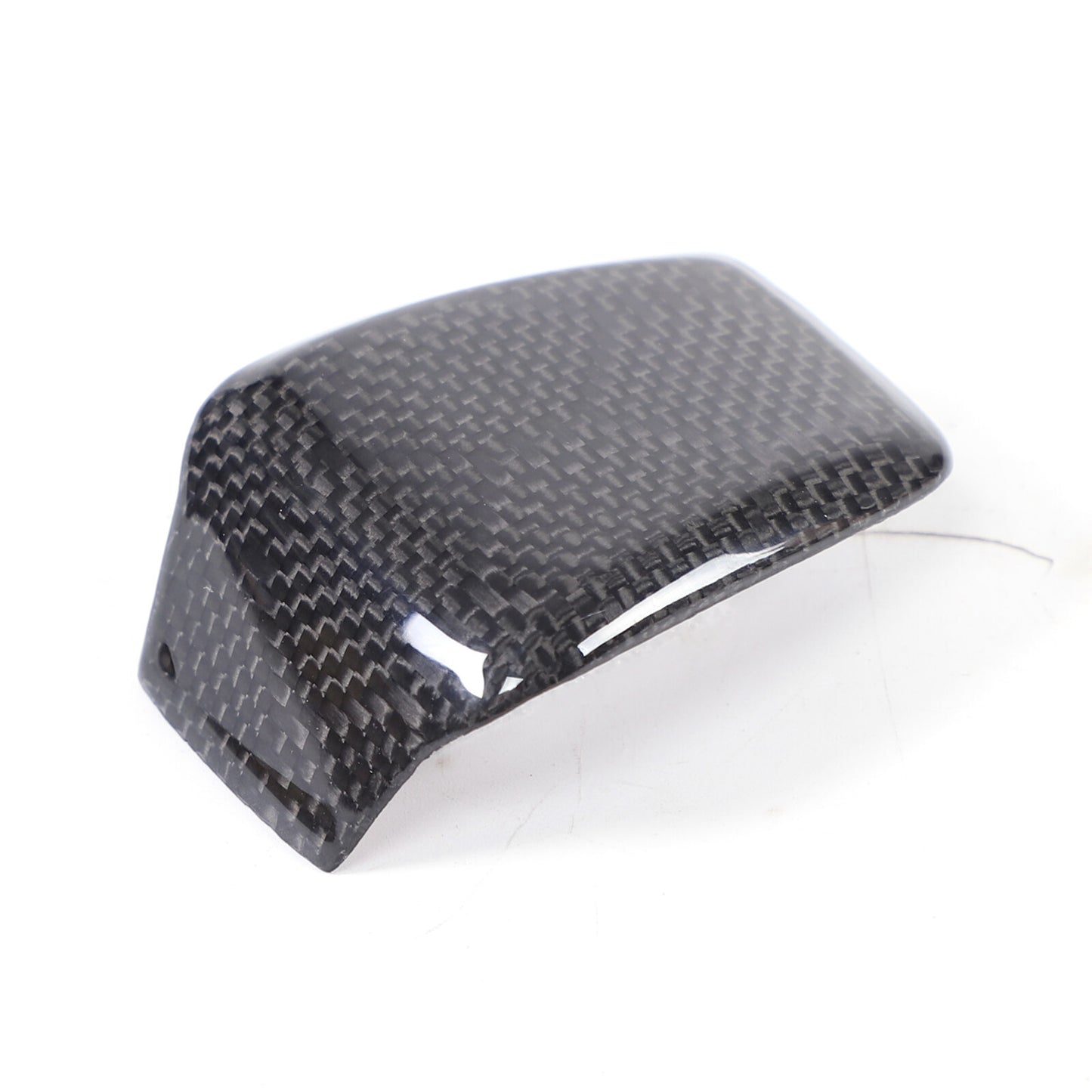 Red Carbon Fiber for Seat Belt Buckle Button Cover for Model 3/Y 2016-2022- v