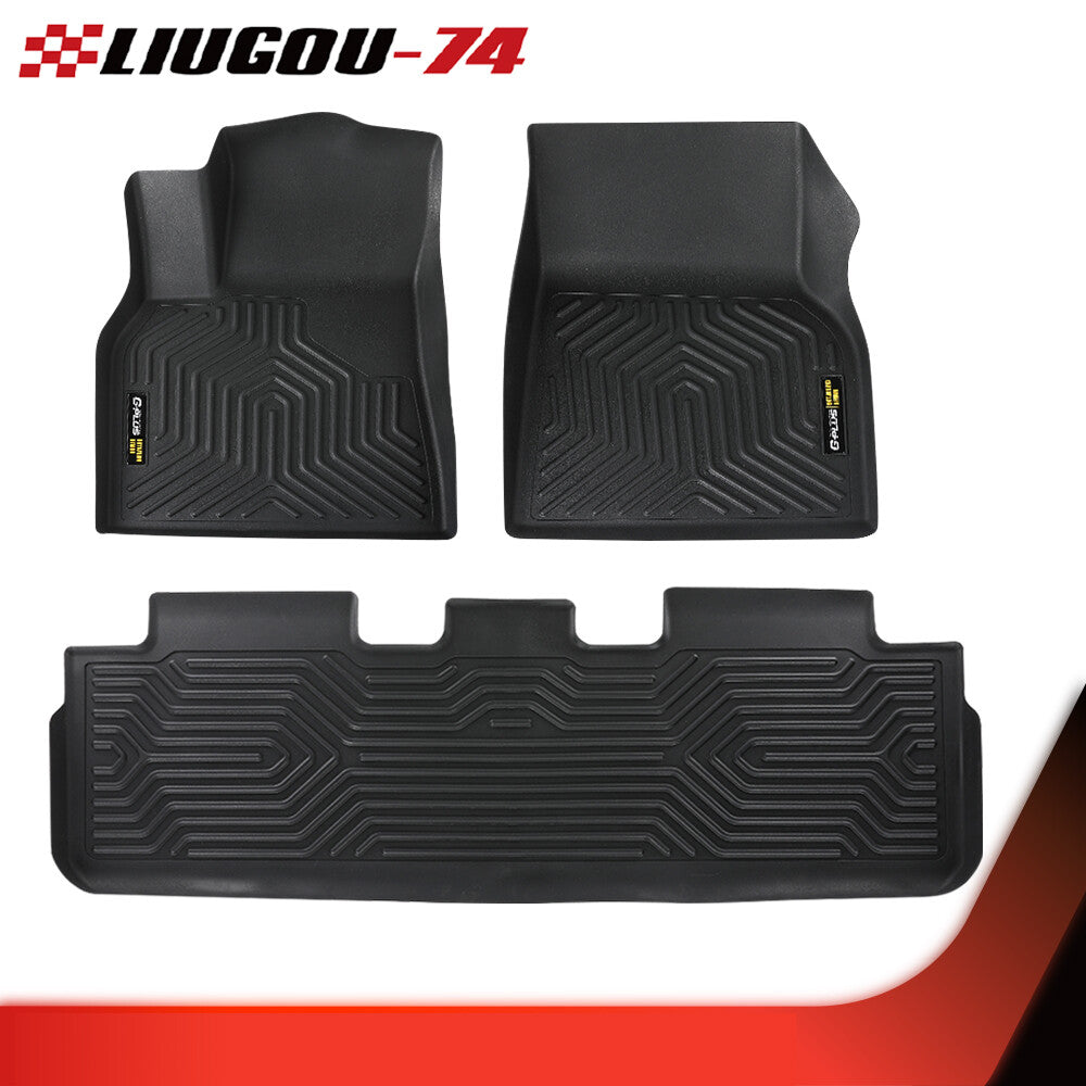 Suitable for 2020-2024 for Model Y all-weather rubber lined foot pads, black, brand new- v