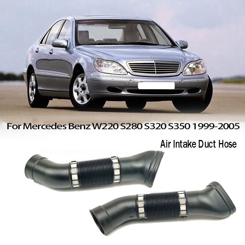 for Benz W220 E320 S280 S320 99-05 Front Left & Right Air Inlet Intake Duct Hose Q