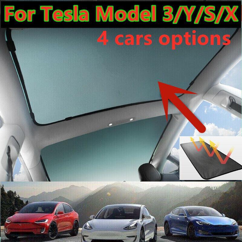 Panoramic Roof Sunshade Sun Visor Shield Shade Mesh Roof for Tesla for Model 3 Y S X Q