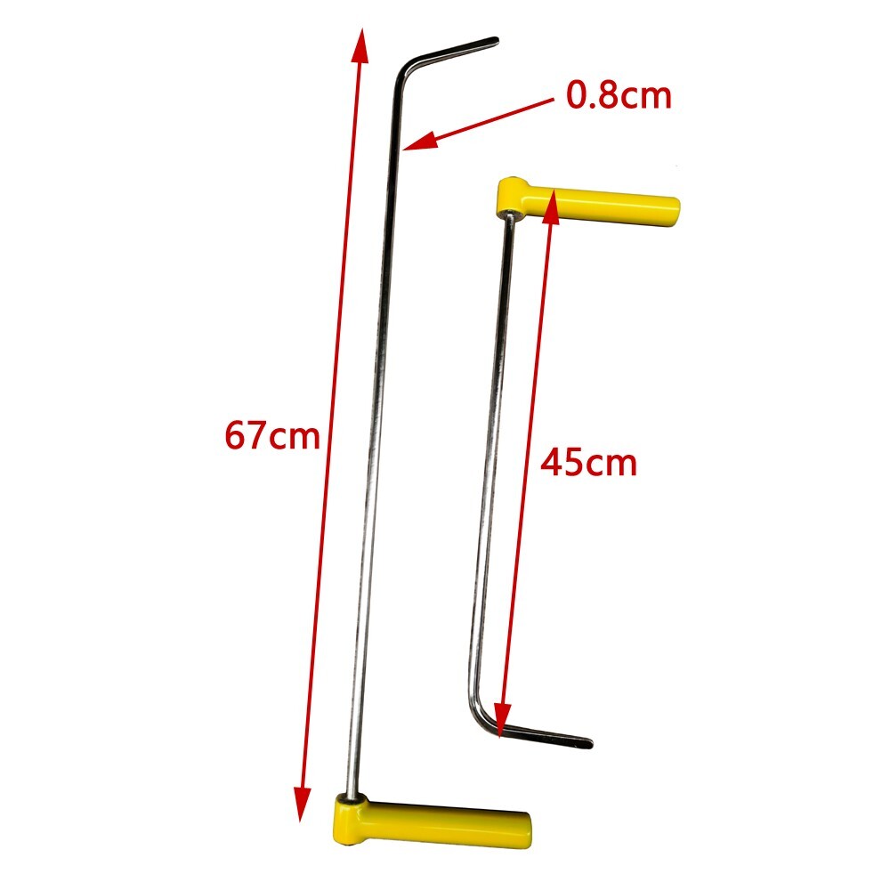 Dent Puller Rods with Adjustment Handle,Paintless Dent Repair Tools v