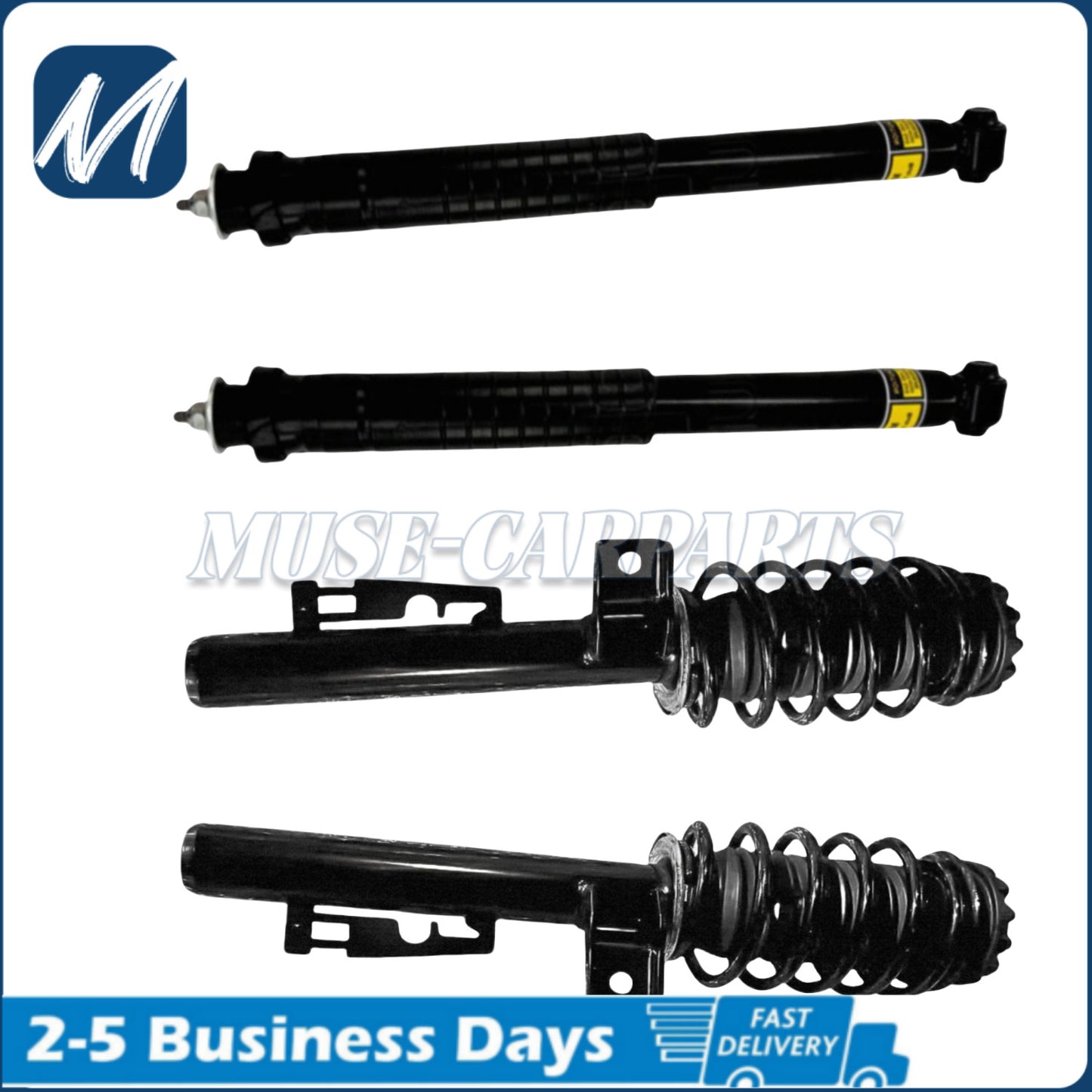 Pair Fit for Ferrari F12 Berlinetta 2013-17 Front Shock Absorber Cores w/EDC 319797