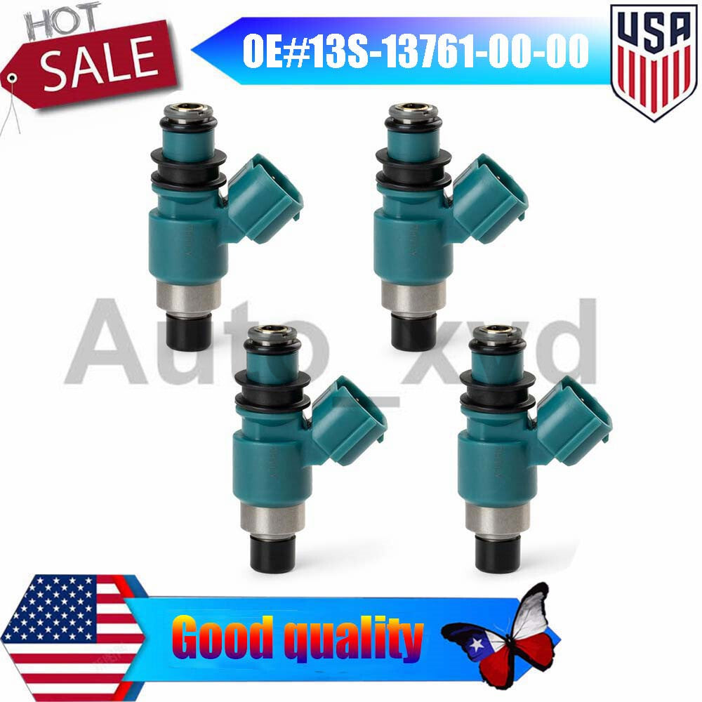 4X Fuel Injectors 13S-13761-00-00 NEW Replacement Set for YAMAHA YZF R6 XYD