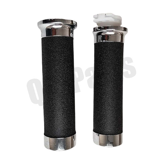 for HONDA VT500C VT700C VT750C VT800C Right Grip Throttle Tube + Left Hand Grips Q