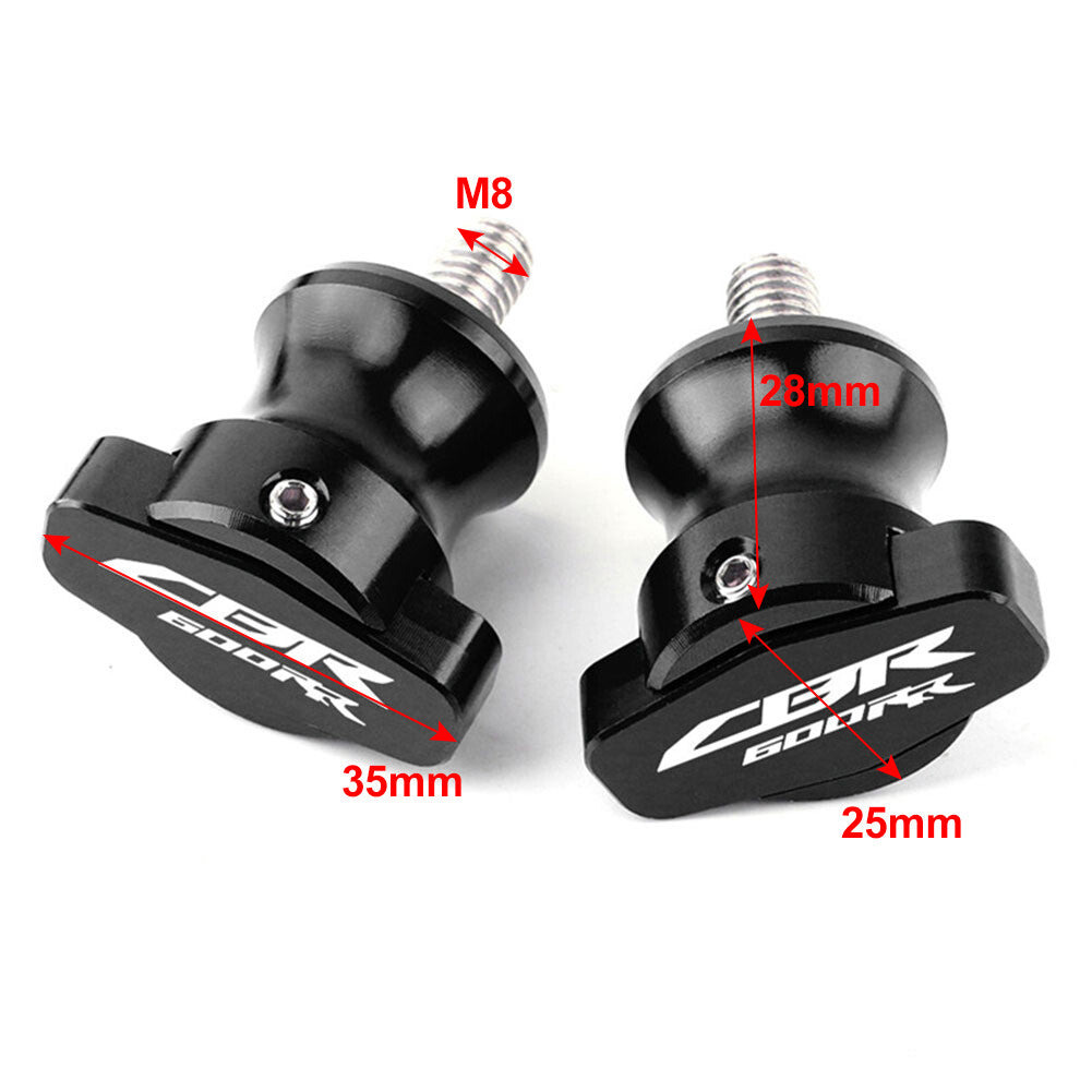 Swingarm Sliders Spools Stand Screws M8 for Honda CBR600RR 2003-2017 Motorcycle