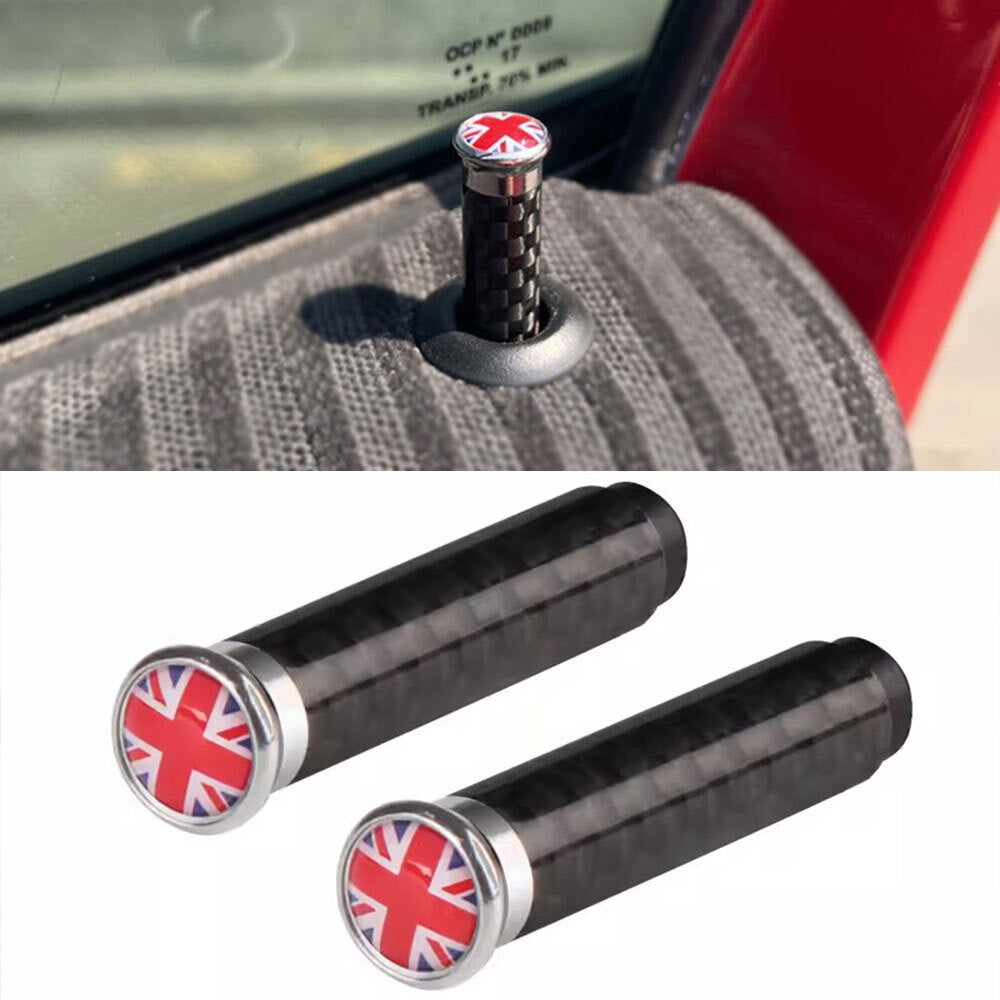 Car interior carbon lock door pin modification suitable for Mini Cooper R55 R56 R60 F55 F56- n
