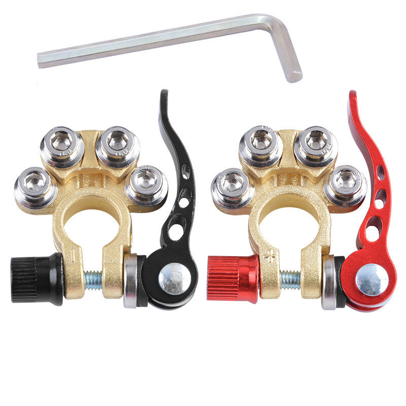 2X Car Truck Durable Battery Terminal Disconnect Positive Negative Switch Link v