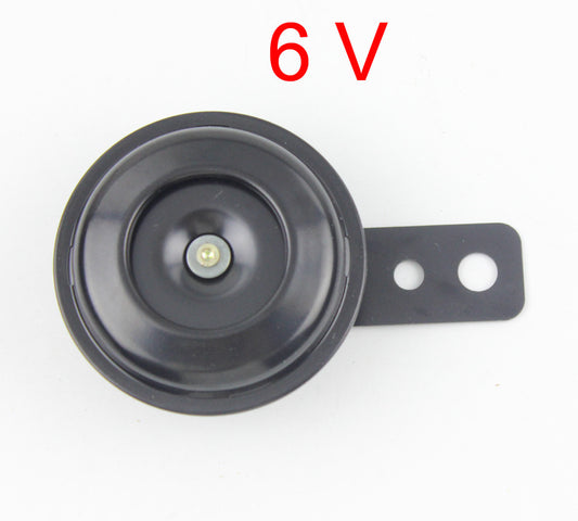 Black 105dB DC6V 1.5A Horn Motorcycle ATV Quad Scooter Pocket Bike Z50 DAX Moped