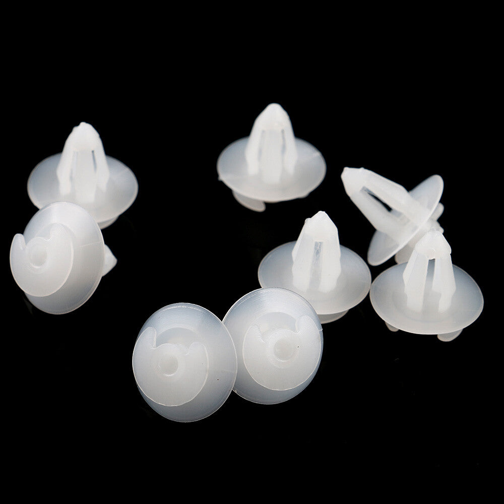 10Pcs Interior Door Panel Trim Mounting Fixing Clips for Benz A0039884178 White