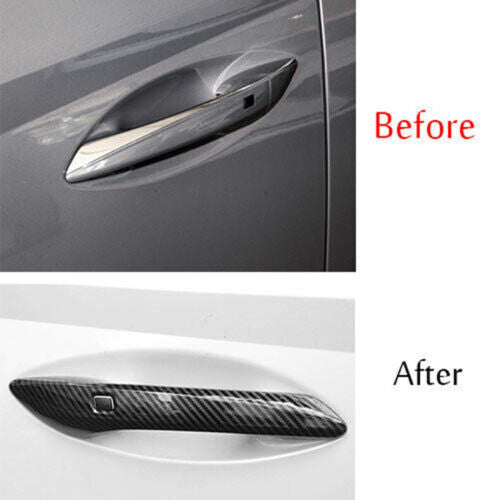 For F150 2015-2020 Chrome Side Door Handle Bowl Molding Cover Trim 8x v