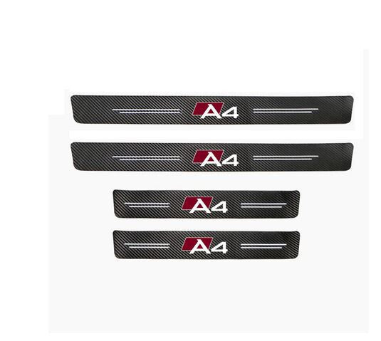 4 Piece Black Door Handle Vinyl Sticker for Alfa Romeo Giulia Giulietta 147 - v