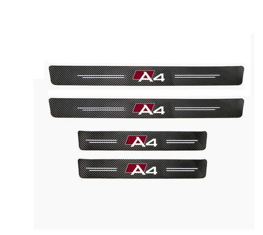 4 Piece Black Door Handle Vinyl Sticker for Alfa Romeo Giulia Giulietta 147 - v