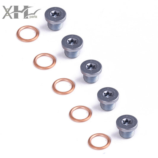 5x Oil Pan Drain Plug M14-1.5 N0138157 N91167901 for Audi A3 for A4 Q5 for VW for Jetta for Golf Q
