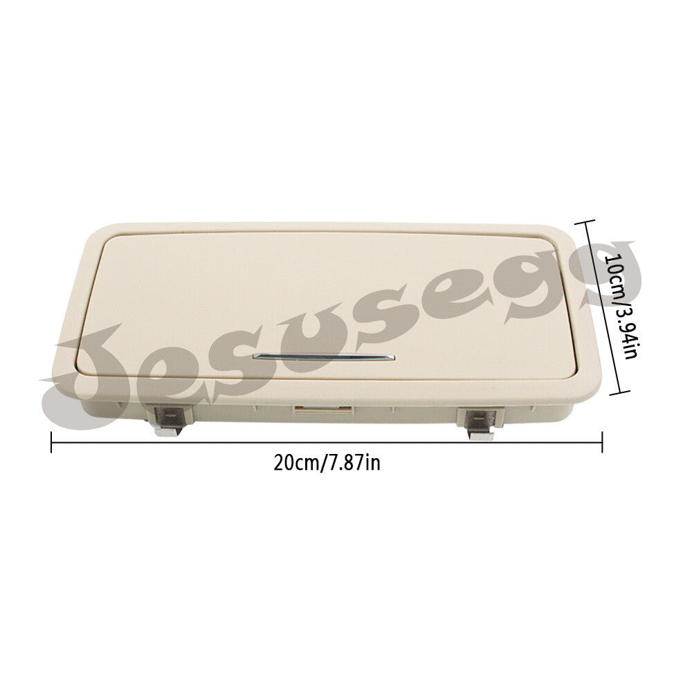 Rear Row Vanity Mirror Makeup Mirror w/ Lights for 2010-2019 for Jaguar XJ Beige Q