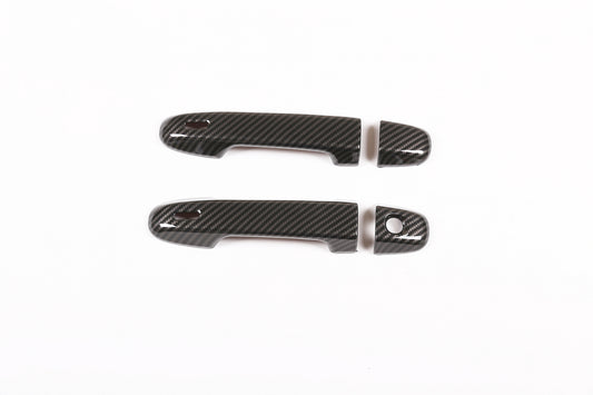 ABS carbon fiber front and rear badge decorative rings for Subaru Forester 2013 - 2018