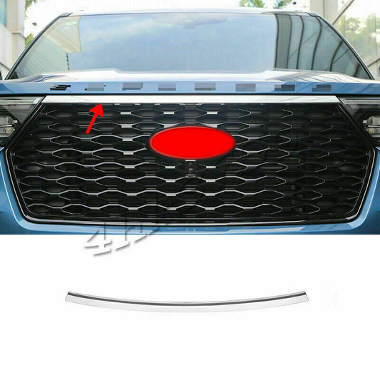 for Ford Explorer 2020-2022 ABS Chrome Front Hood Grill Bonnet Stripe Cover Trim
