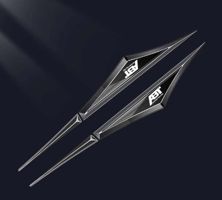 Suitable for Cadillac car body stickers, badges, logos, stickers, letters, adhesive, black- v