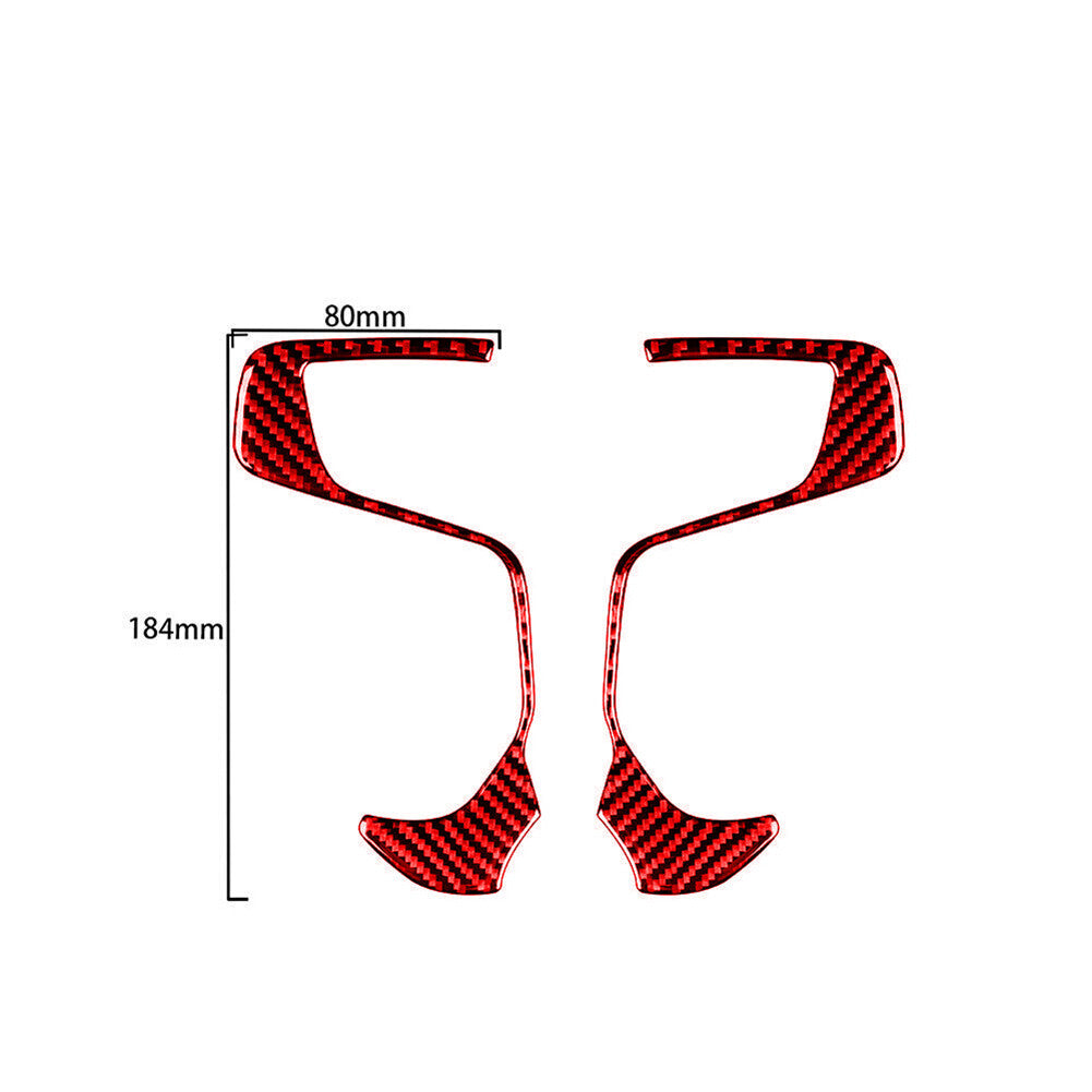 for Mercedes R-Class 2009-2012 Red Steering Wheel Surround Trim Cover Decoration v