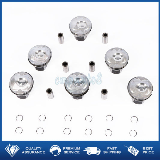 0.5 Oversize Piston Set for Jaguar for Land Rover XF XE for F-TYPE AJ126 3L Supercharged