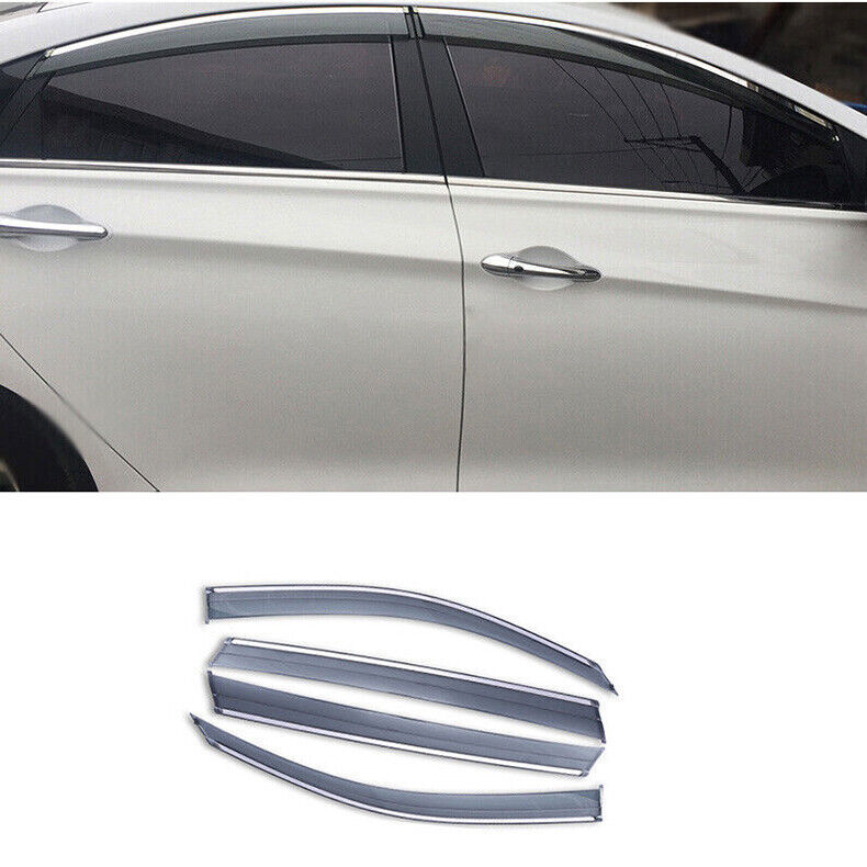 for Hyundai Sonata 2011-2014 Window Wind Visors Sun Rain Guard Vent Deflectors