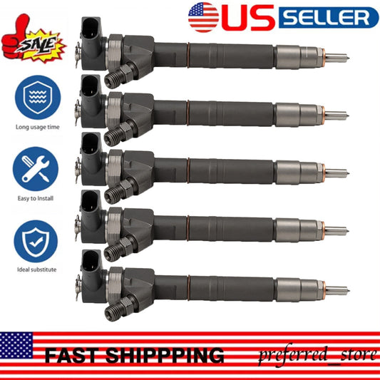 5 diesel fuel injectors, 6470700087, for Mercedes - for Dodge Sprinter OM647 2.7L, 04-06- v