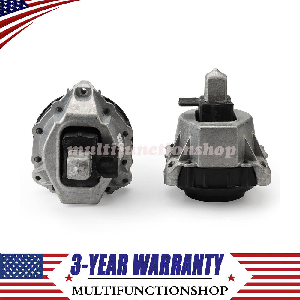 2 Engine Motor Mounts for BMW Z4 2022 SDrive30i 2.0L 22117581617 22117581618
